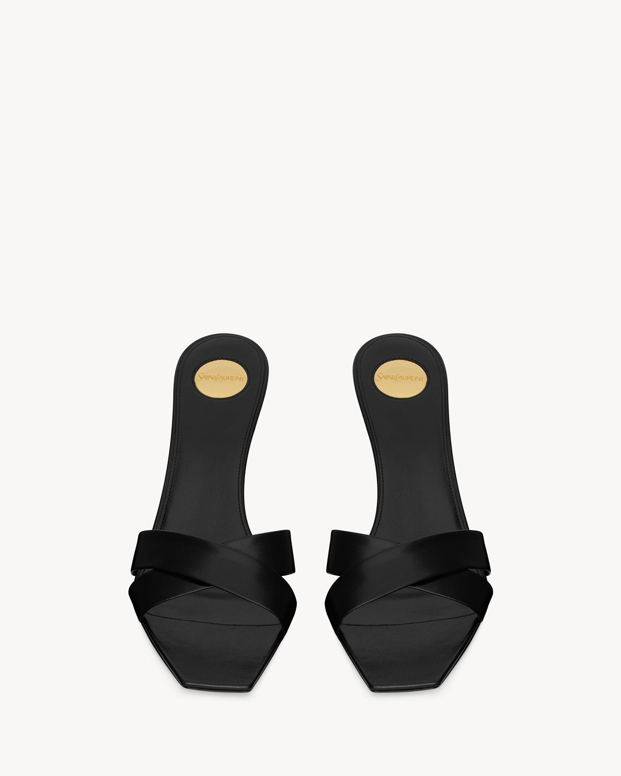 JILL mules in smooth leather Product Image