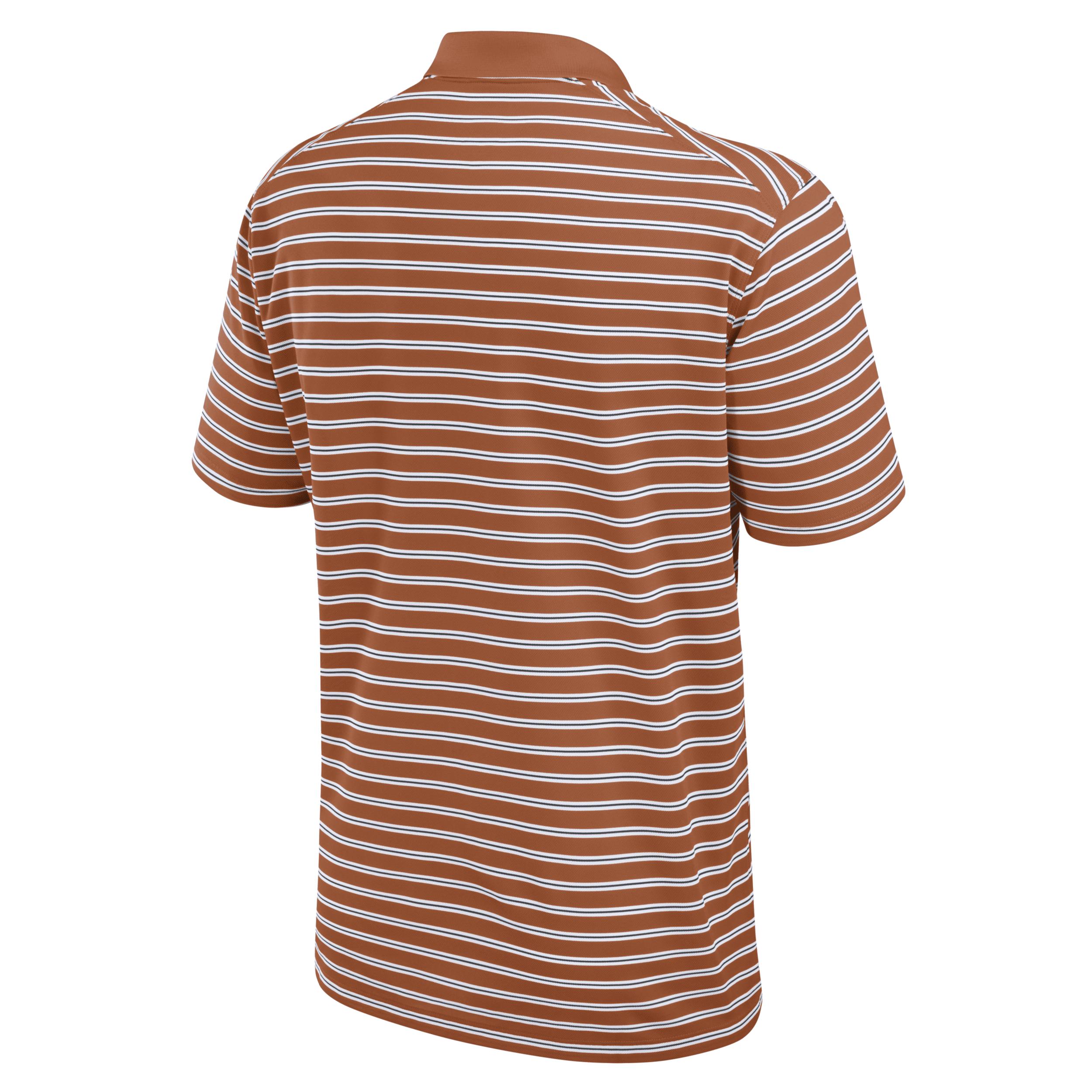 Texas Longhorns Primetime Victory Striped Nike Men's Dri-FIT College Polo Product Image