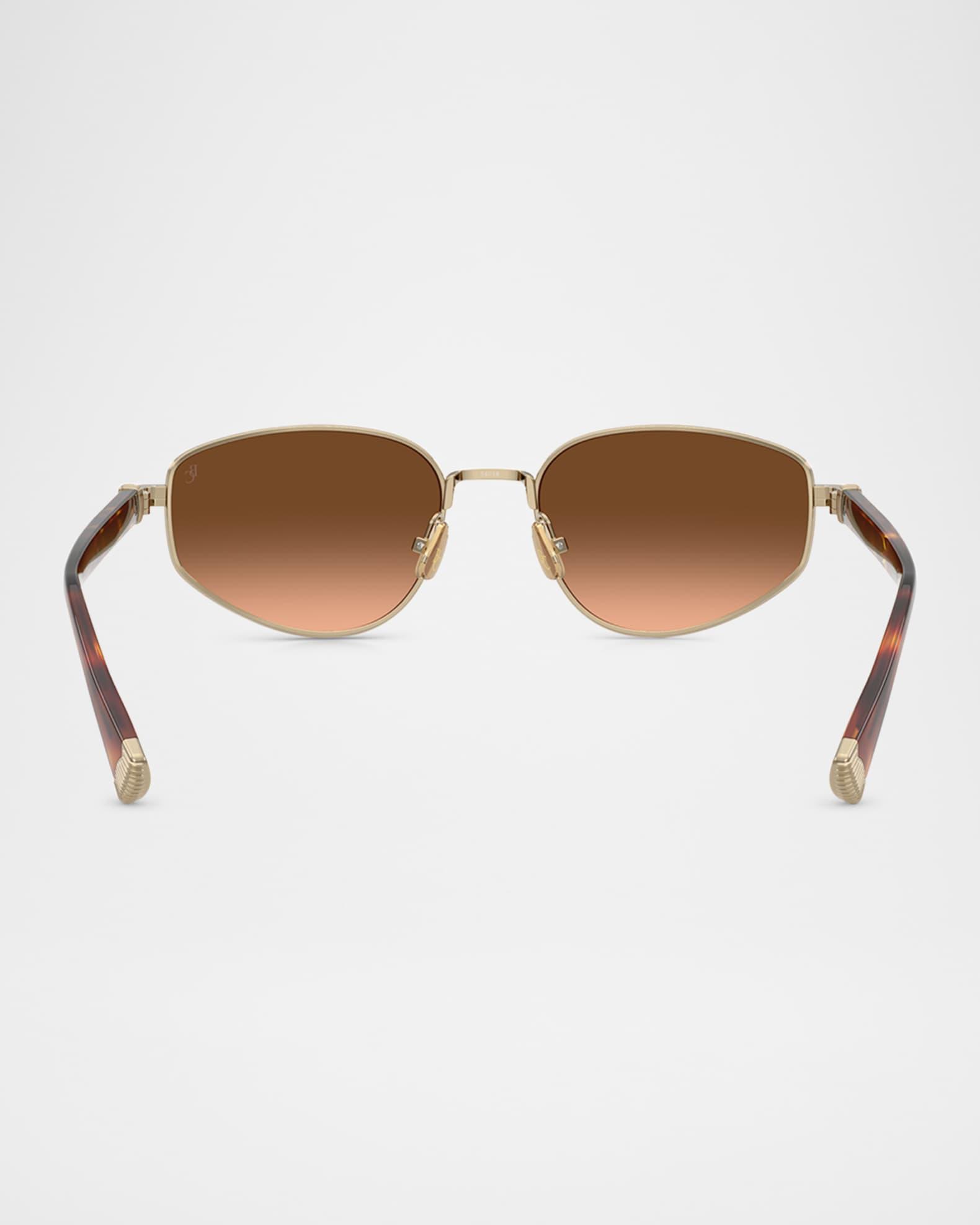 Titanium Oval Sunglasses Product Image