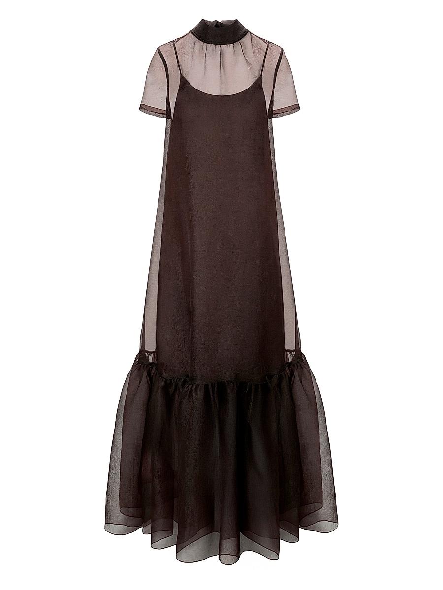 Womens Calluna Organza Maxi Dress Product Image