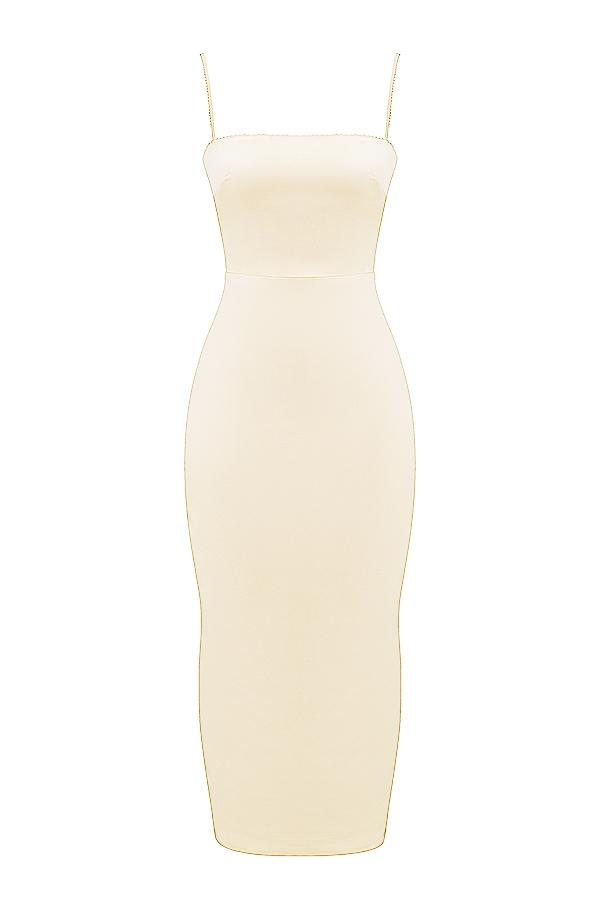 Costanza  vintage cream maxi dress Product Image