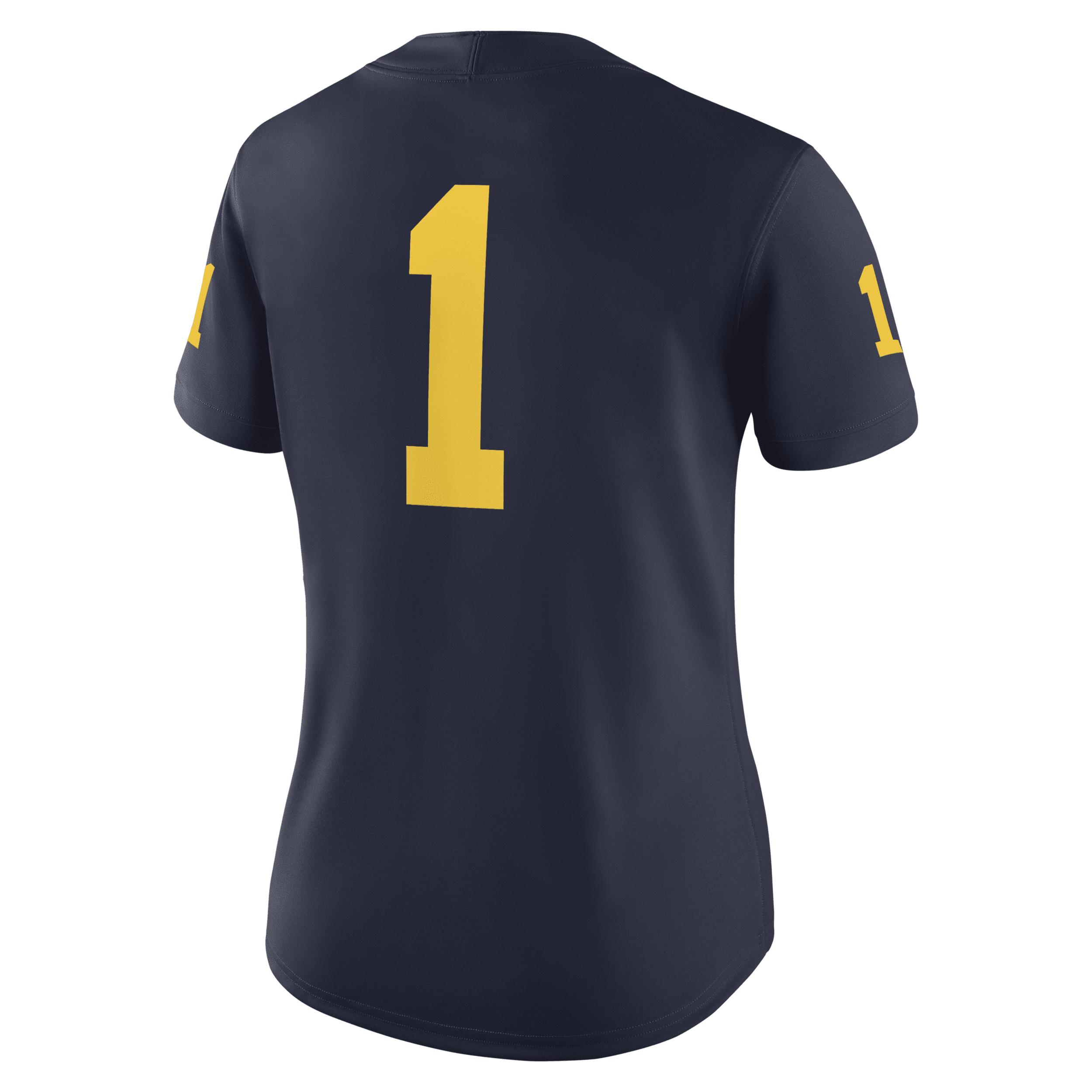 Women's Michigan Wolverines Womenâs Jordan Dri-FIT College Game Jersey Product Image