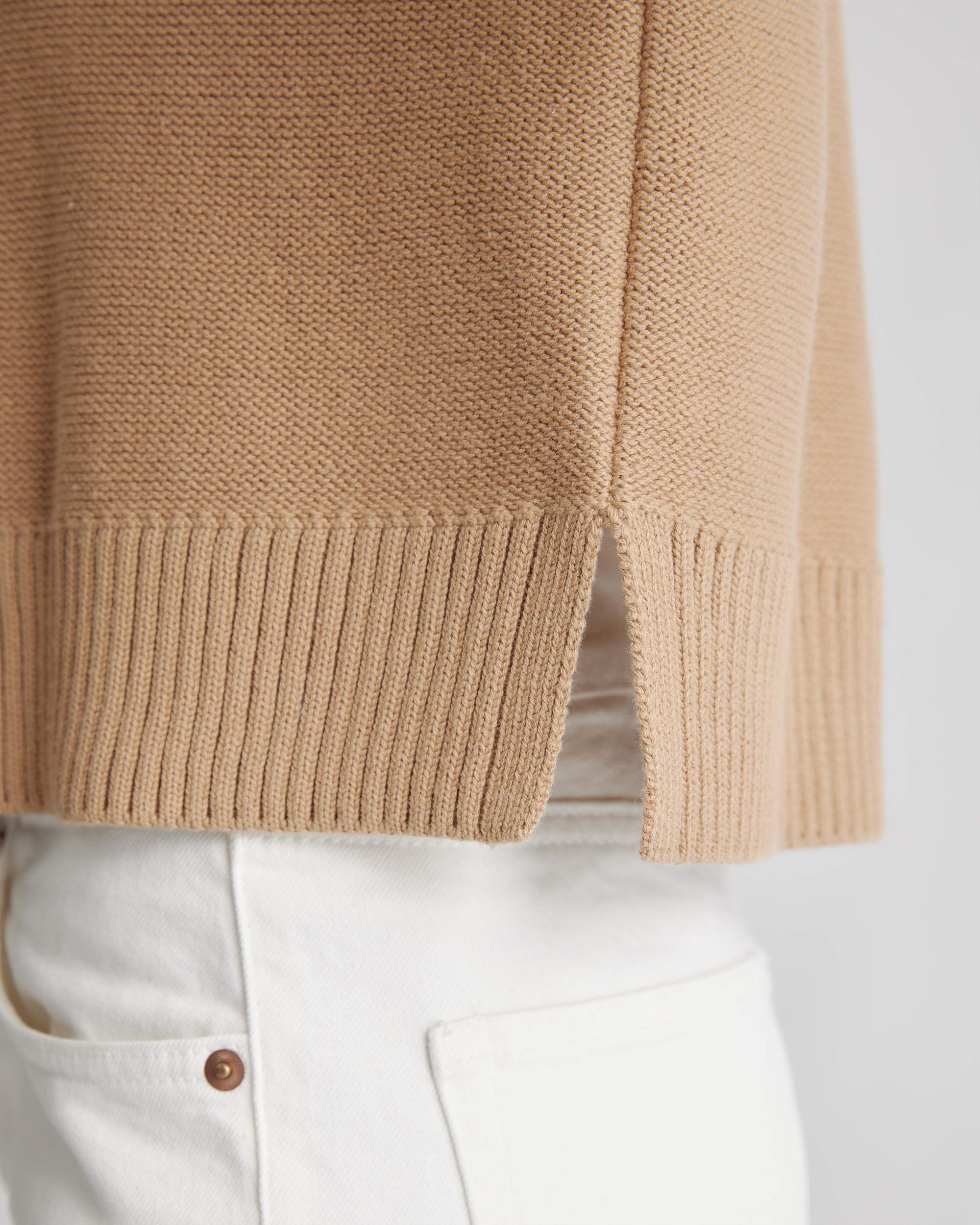 Quince | Women's Cropped Cardigan Sweater Size XL, Organic Cotton Product Image