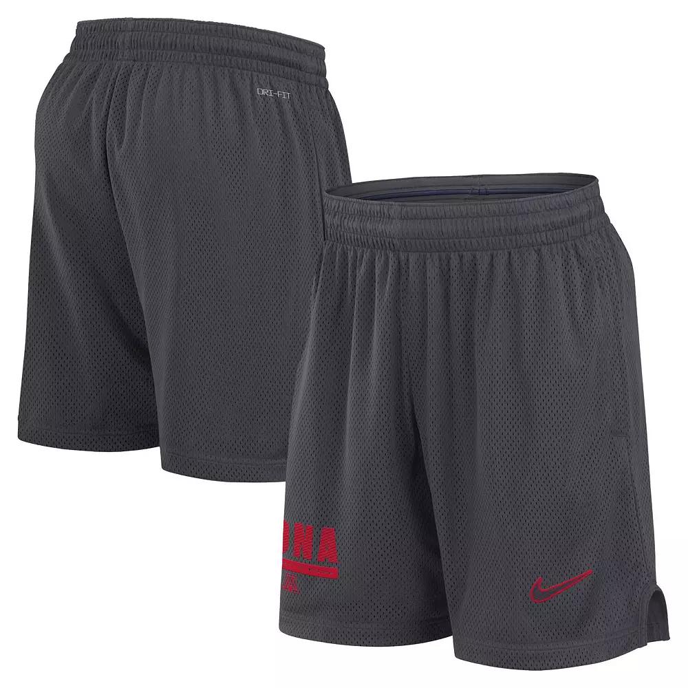 Men's Nike Anthracite Duke Blue Devils 2024 Sideline Mesh Shorts, Size: 2XL, Grey Product Image