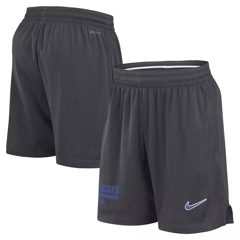 Men's Nike Anthracite Duke Blue Devils 2024 Sideline Mesh Shorts, Size: 2XL, Grey Product Image