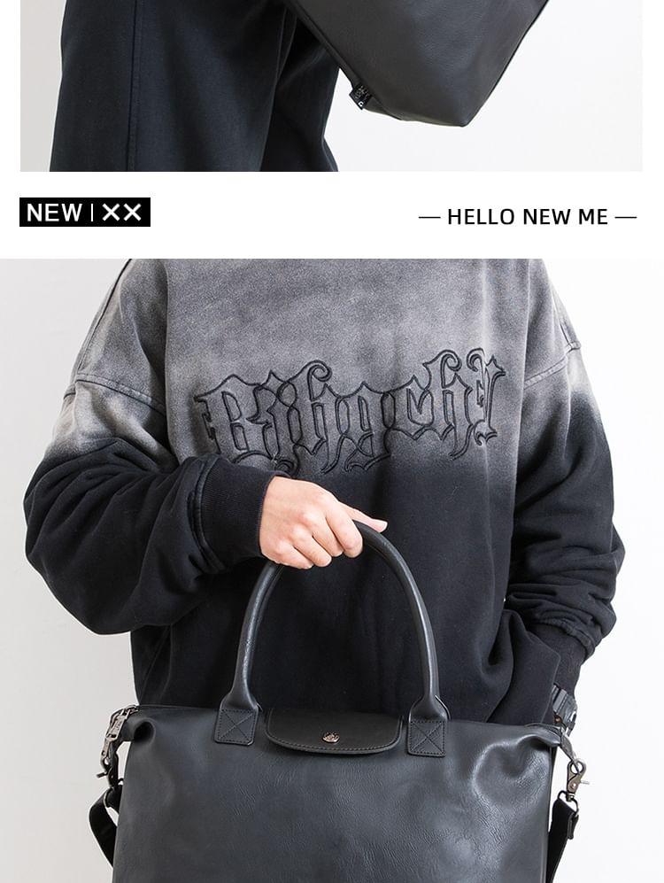 Faux-Leather Crossbody Bag Product Image