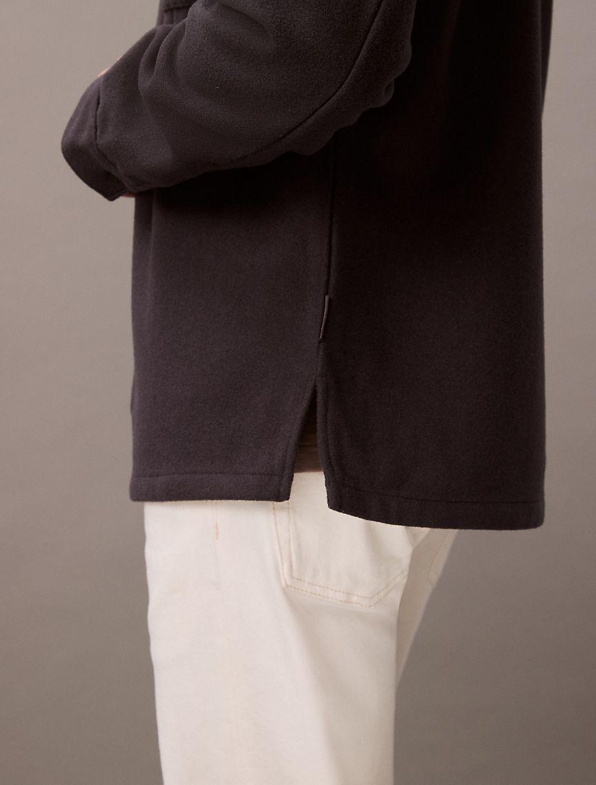 Wool Blend Pocket Shirt Jacket Product Image