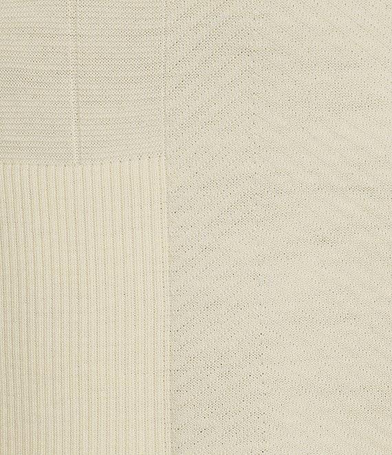 Murano Solid Performance Textured Crew Neck Sweater Product Image