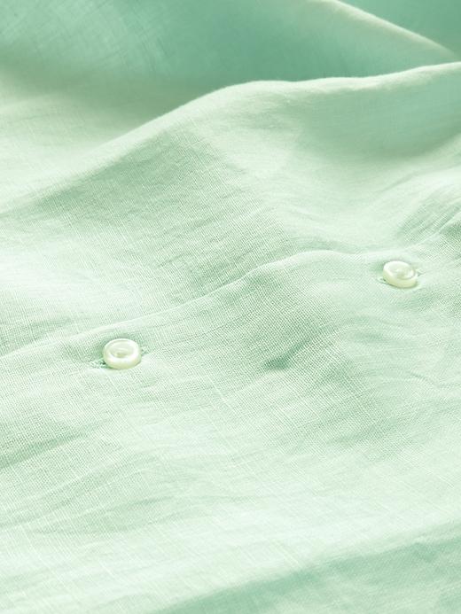 100% Linen Classic Shirt Product Image
