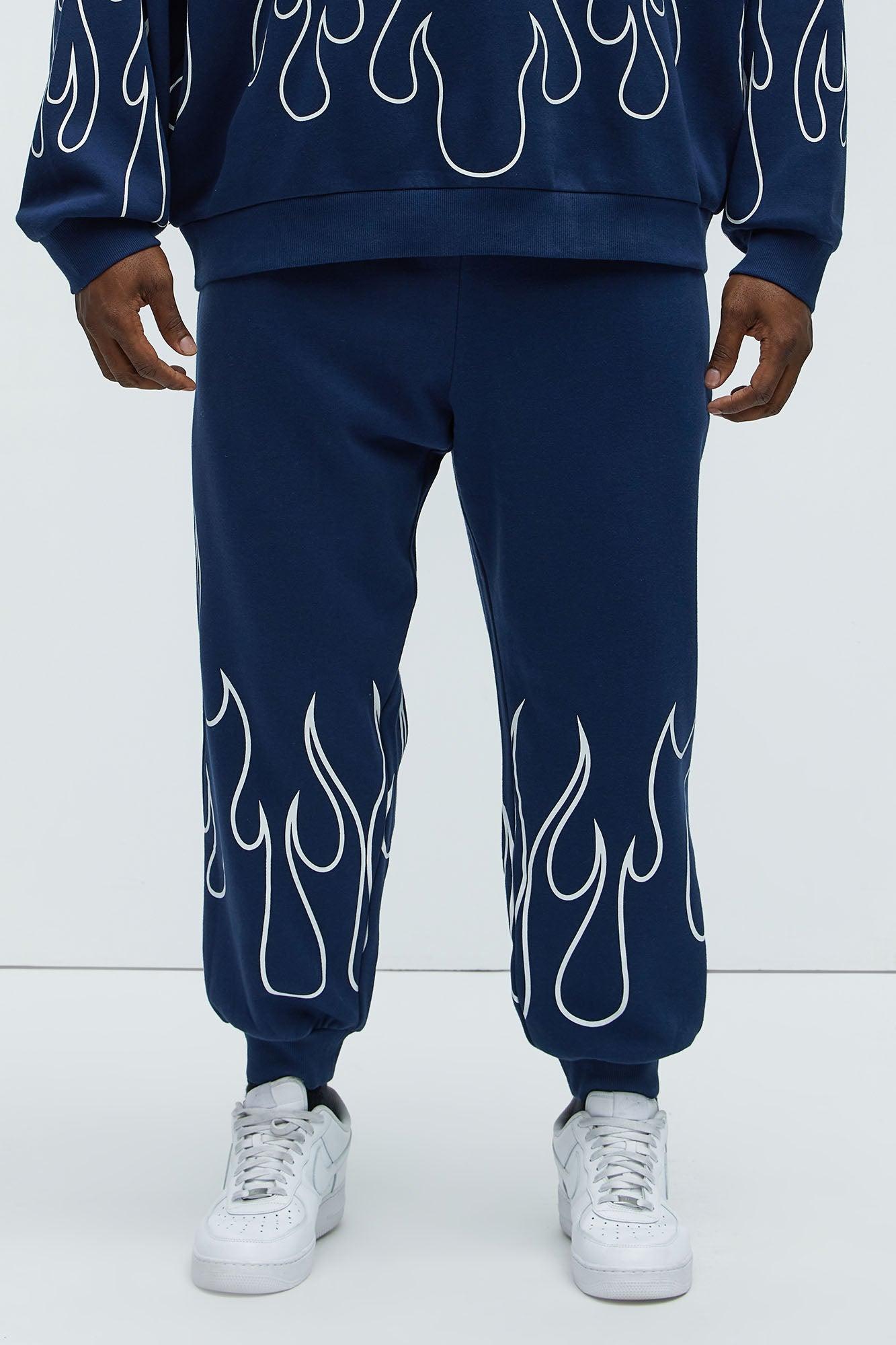 Tyson Chase Flame Relaxed Jogger - Navy/combo Product Image