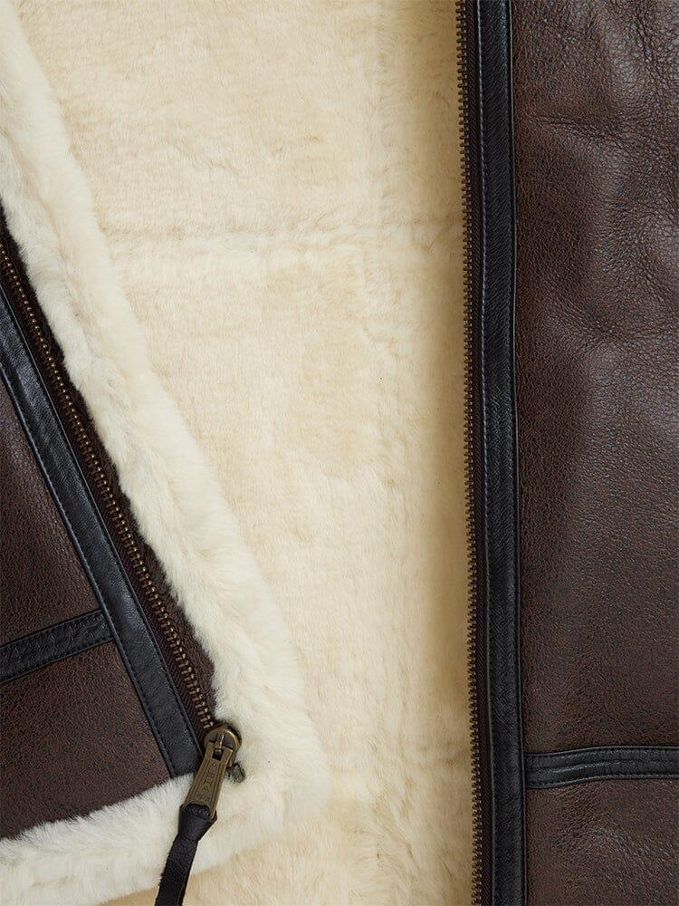 B-3 SHERPA LEATHER JACKET Male Product Image