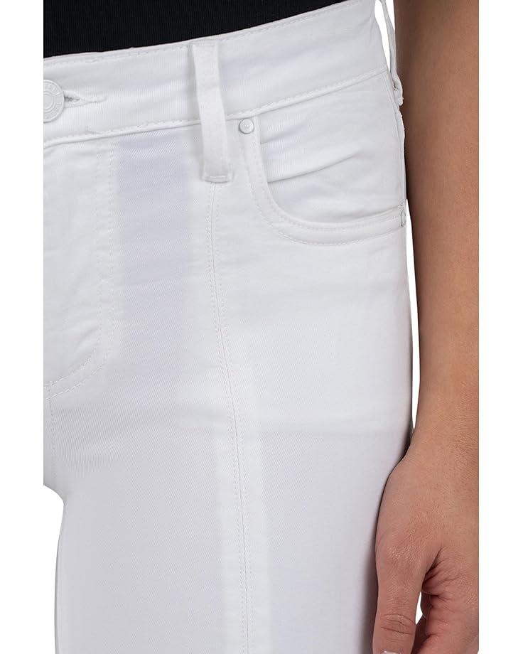 Amy Crop Straight Leg- Roll Up Fray Princess Seam Product Image