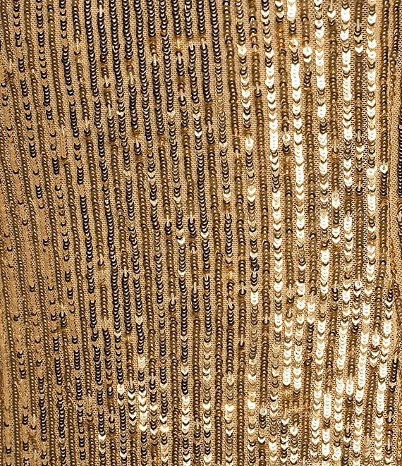 R & M Richards V-Neck Sleeveless Sequin Midi Sheath Dress Product Image