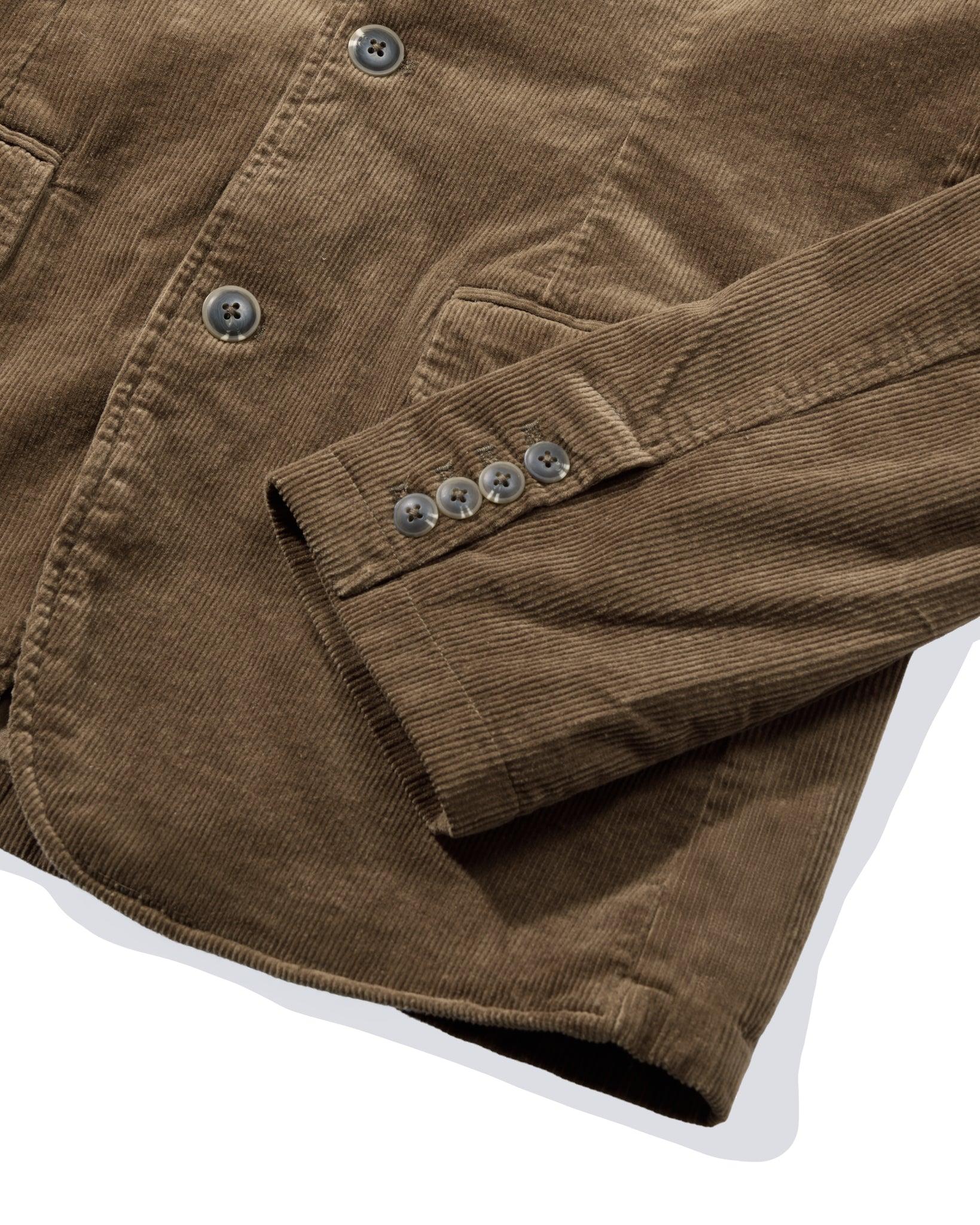 Corduroy Stretch Slim Fit Blazer - Mushroom Product Image