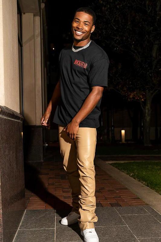 Dayte Nite Black Graphic T-Shirt Male Product Image