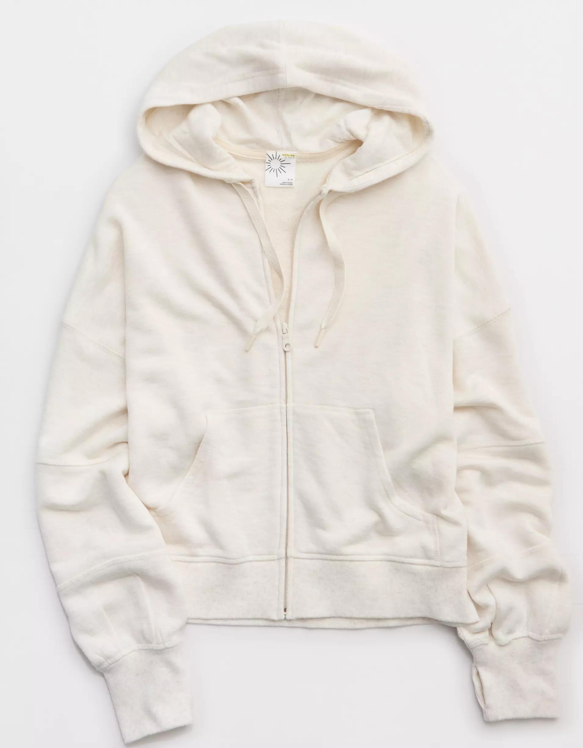 OFFLINE By Aerie Keep It 100 Terry Full Zip Hoodie Product Image