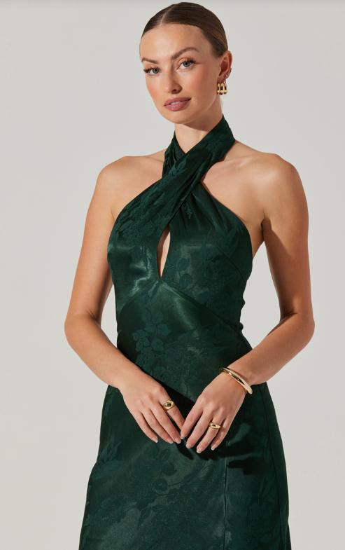 FINAL SALE ASTR the Label | Marissa Dress | Green Product Image