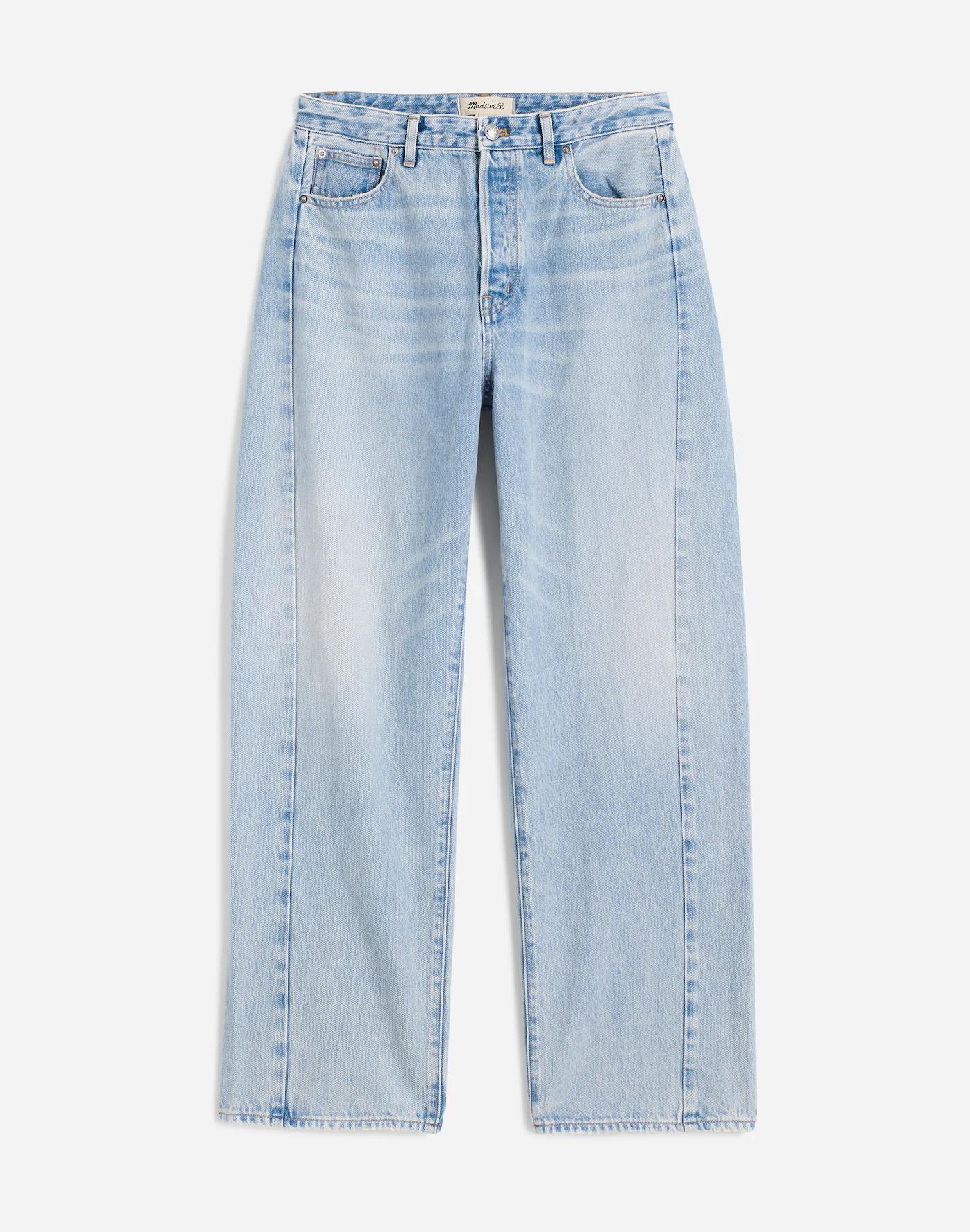 The Curvy Pieced Barrel-Leg Jean Product Image
