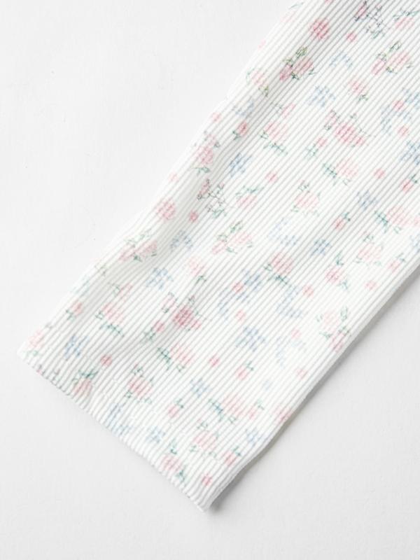 Disty Floral V Neck Breasted Romper Lounge Set Product Image