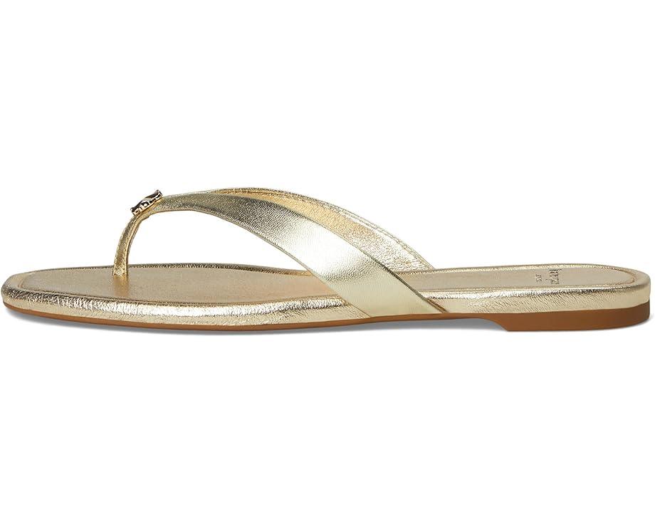 Spade Flower Smooth Leather Flip-Flop Product Image