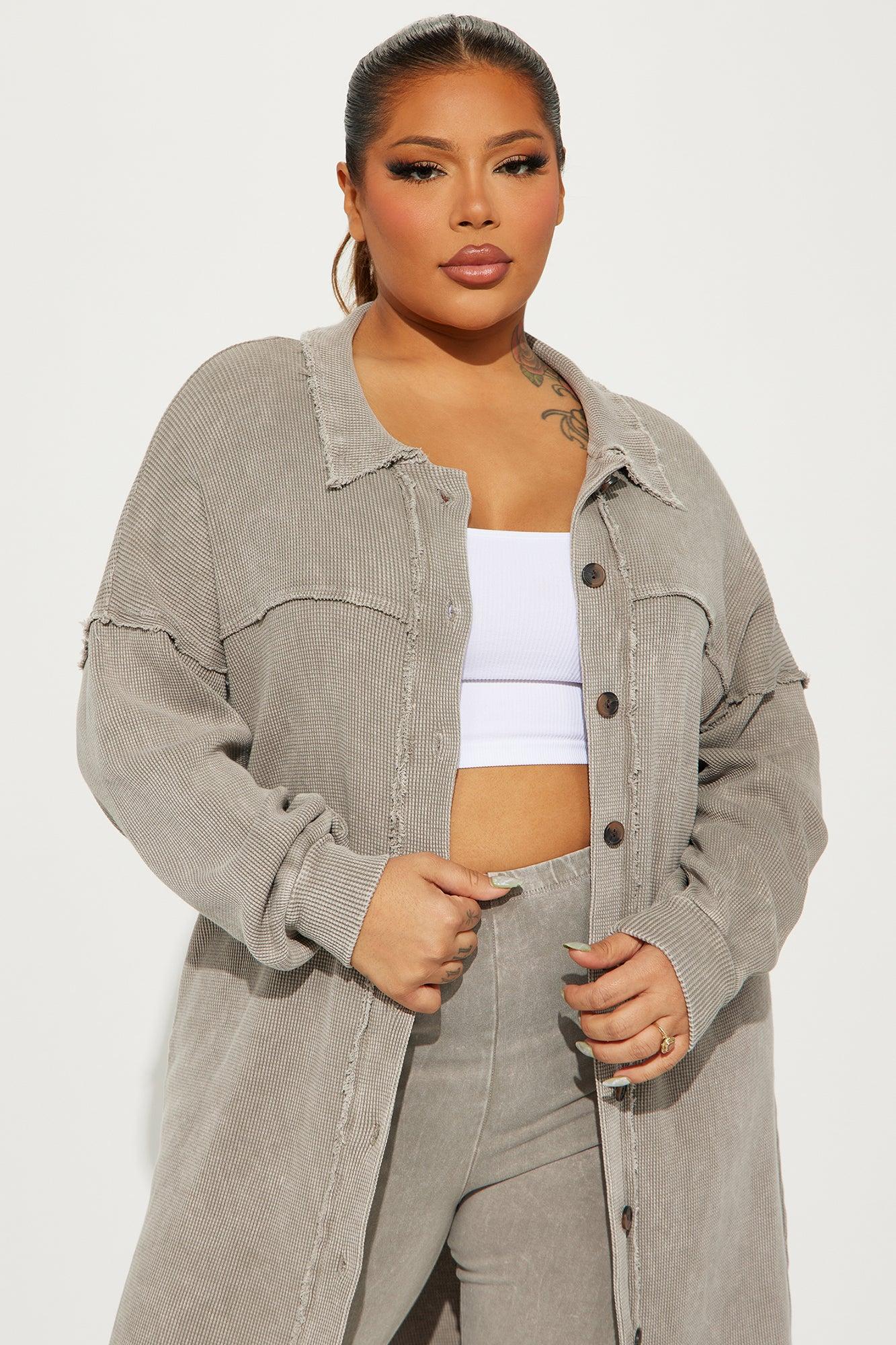 Cece Washed Legging Set - Taupe Product Image