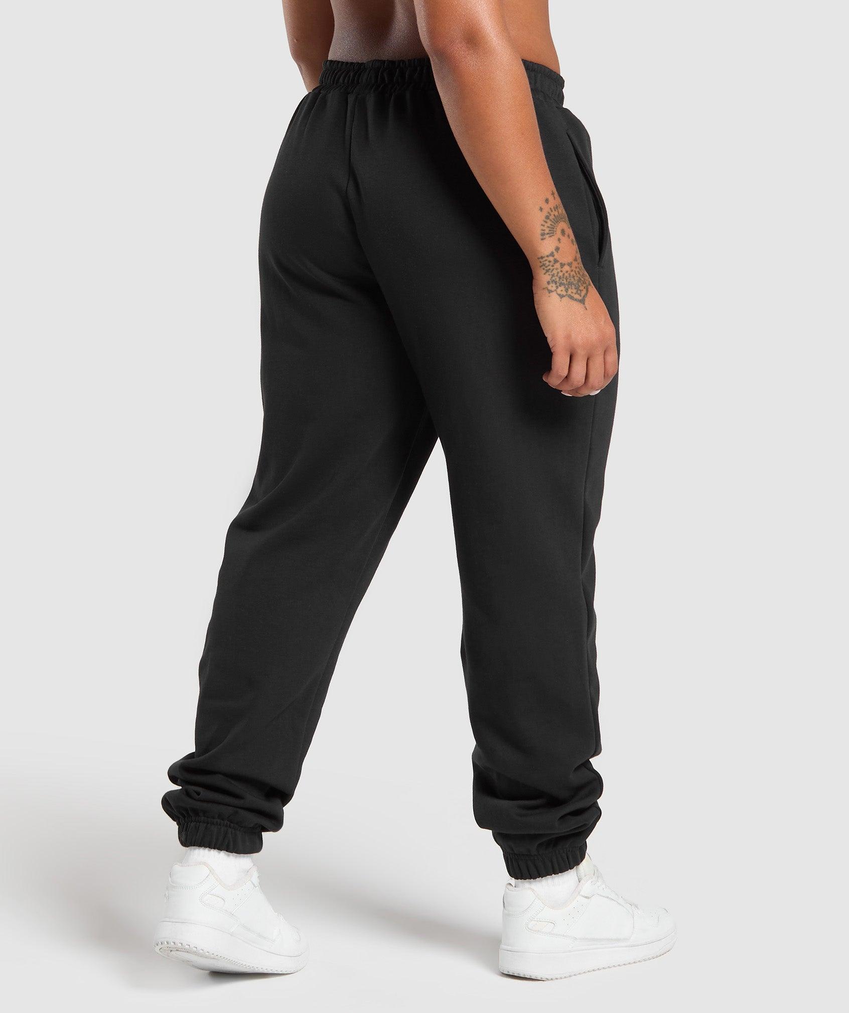 Gymshark Strength Department Graphic Joggers - Black Female Product Image