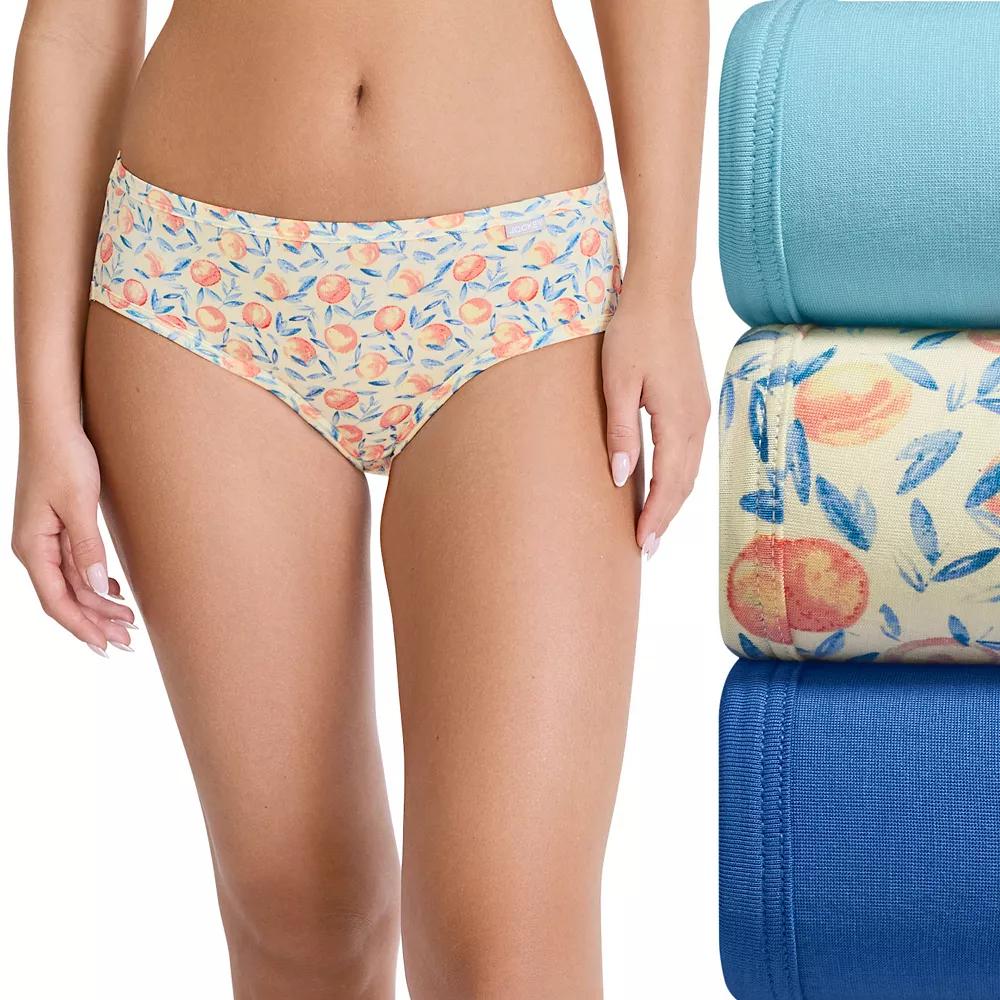 Women's Jockey® Supersoft 3-pk. Bikini Panty Set 2070, Size: 8, Pretty Peaches Product Image