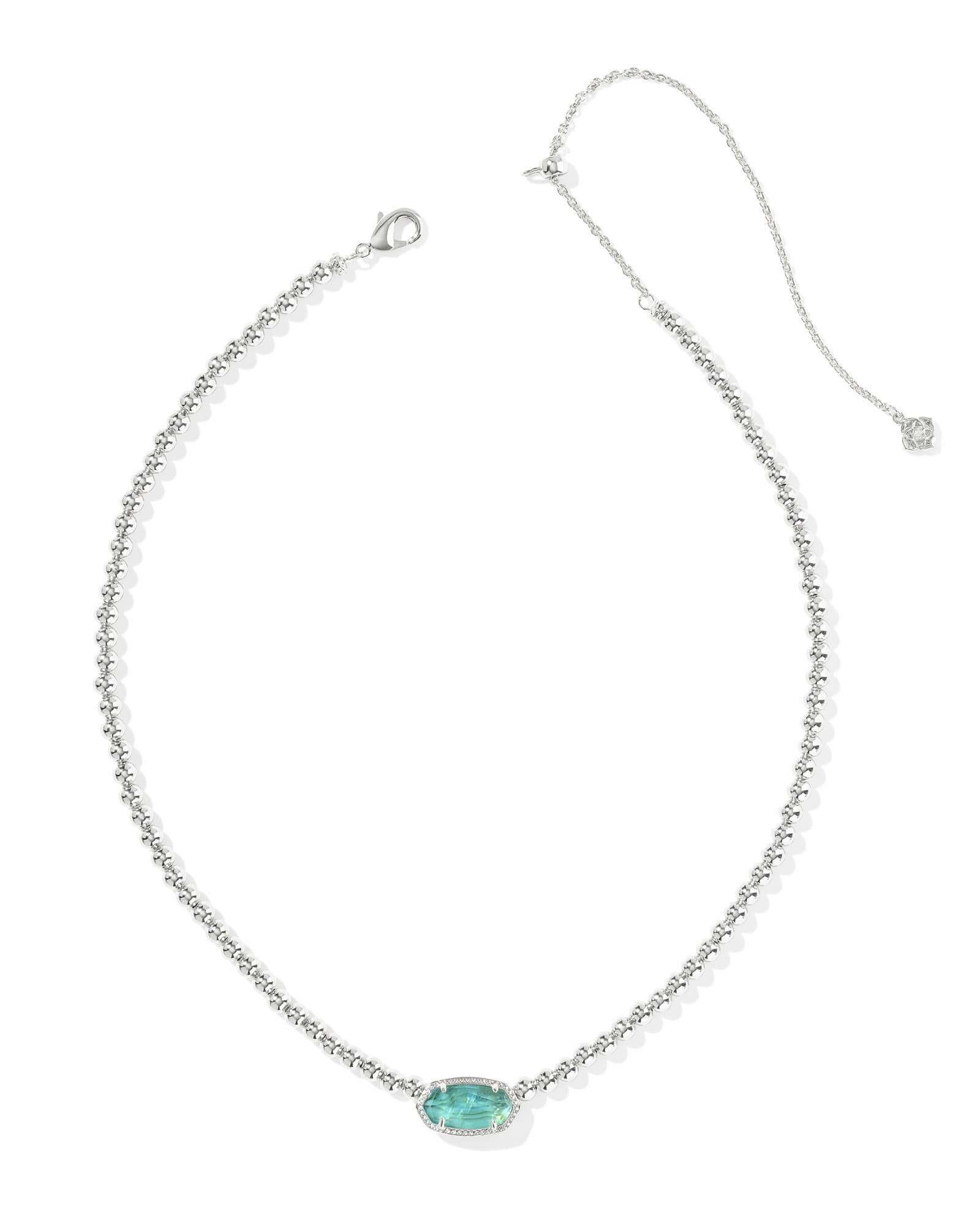 Elisa Silver Beaded Necklace Product Image
