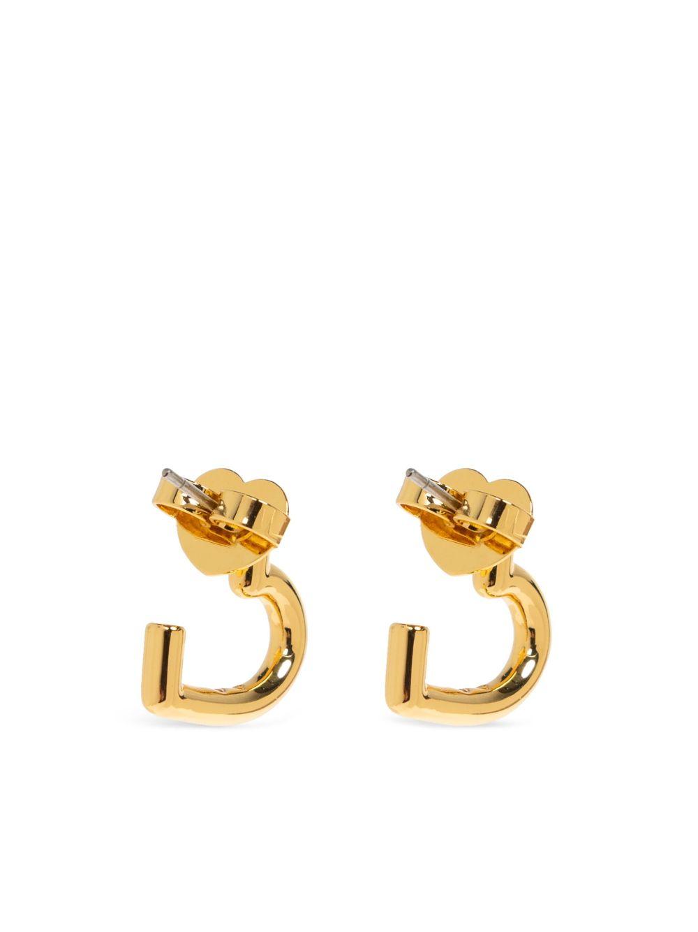 Heart You hoop earrings Product Image