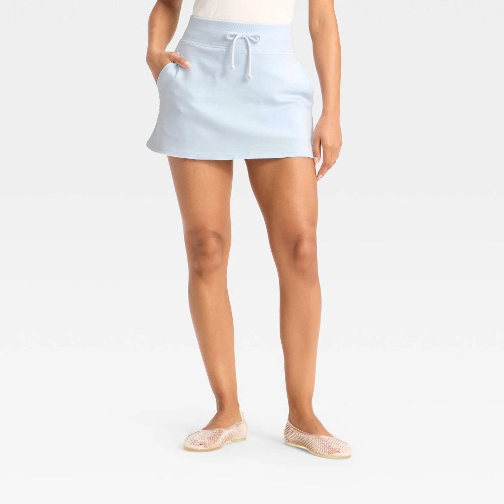 Women's Mid-Rise Interlock Skort - Wild Fable™ Product Image