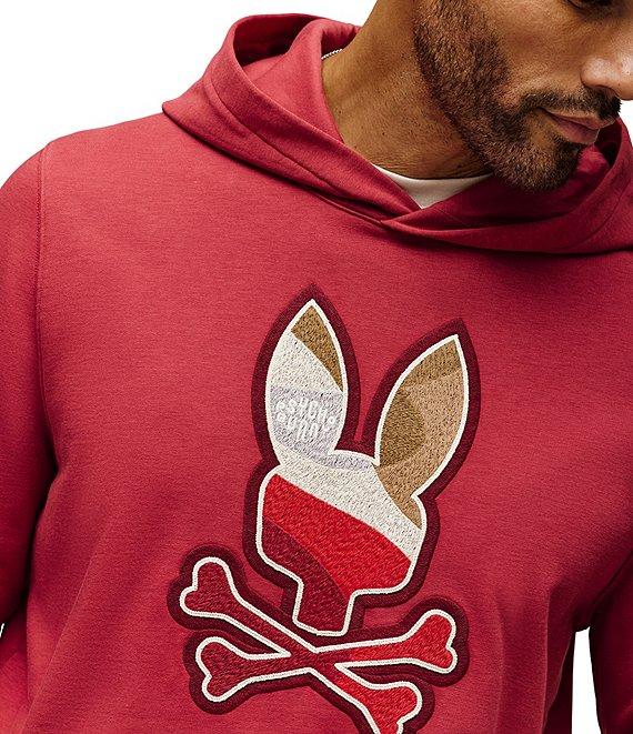 Psycho Bunny Dante Embroidery Knit Hoodie Product Image