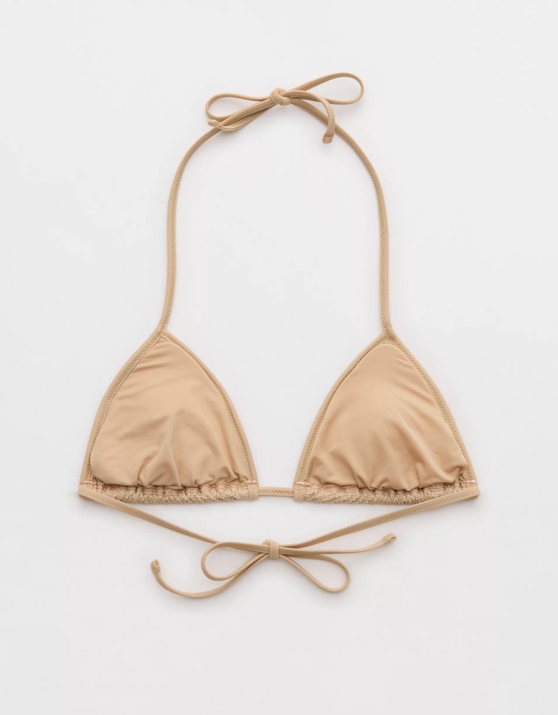 Aerie The Sun-Lover Metallic Bikini Top Product Image