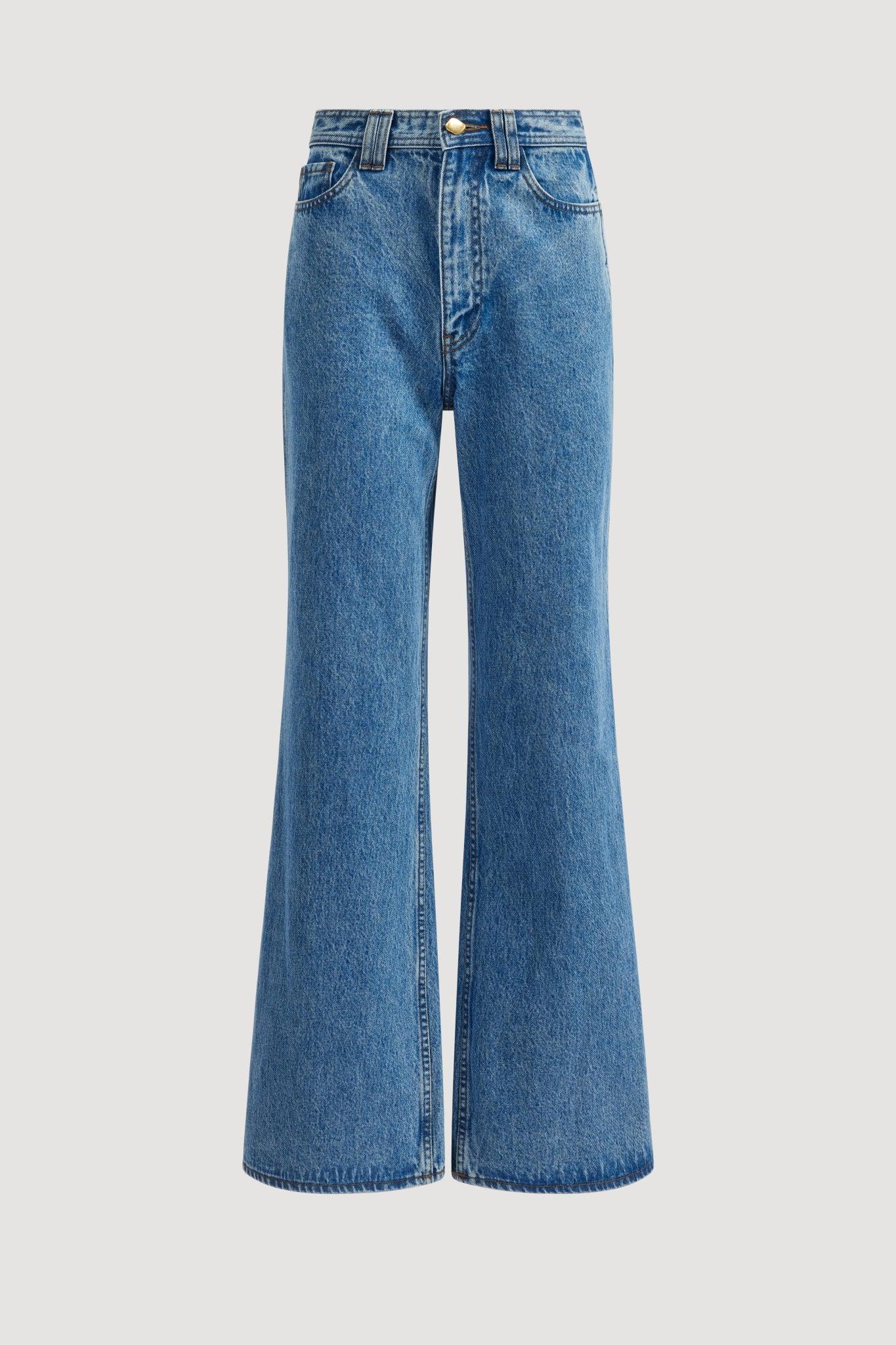 Lorraine Denim Jean-COASTAL STONE WASH / 4 Product Image