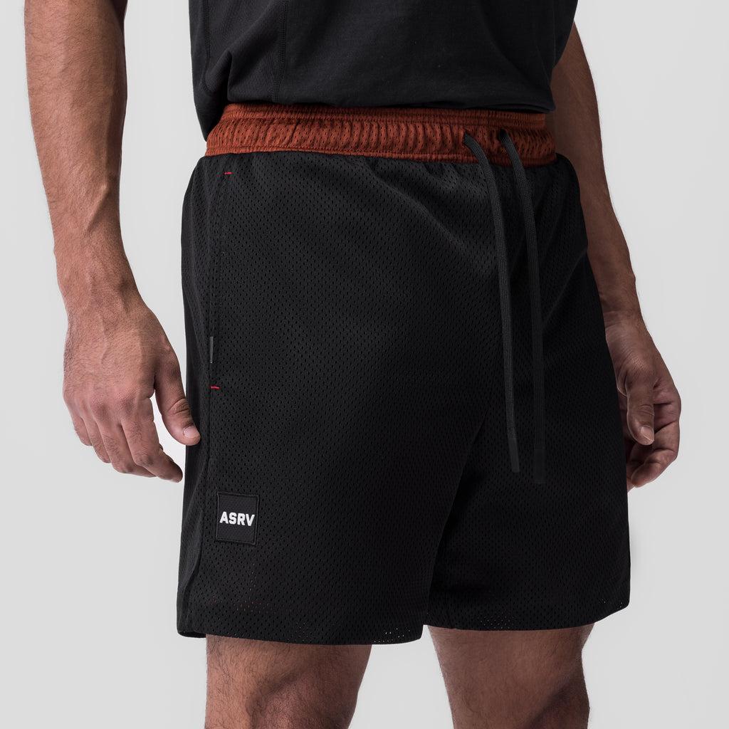 0795. SilverPlus™ Mesh Reversible Short - Olive/Black Male Product Image