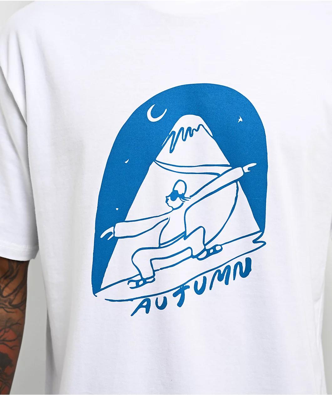 Autumn Wiggle White T-Shirt Product Image