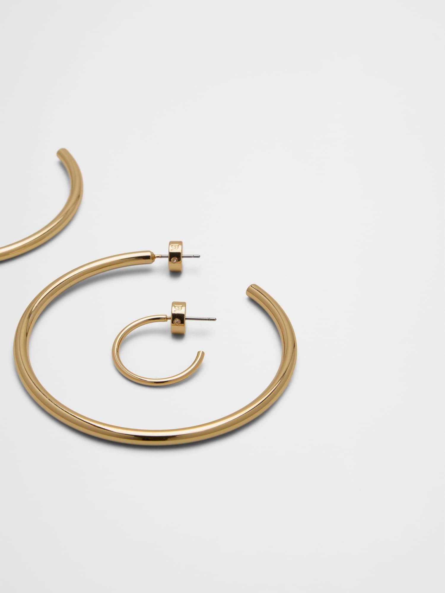 Basic Hoop Earrings (2 Pack) Product Image