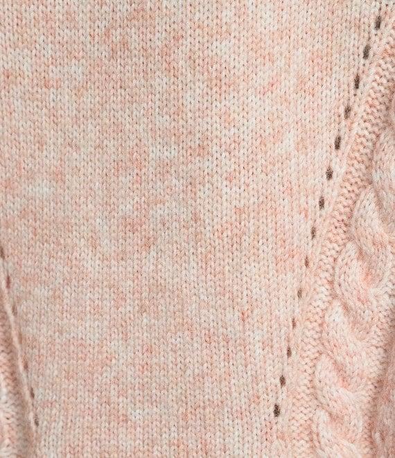 Investments Solid Long Sleeve Mock Neck Pullover Sweater Product Image