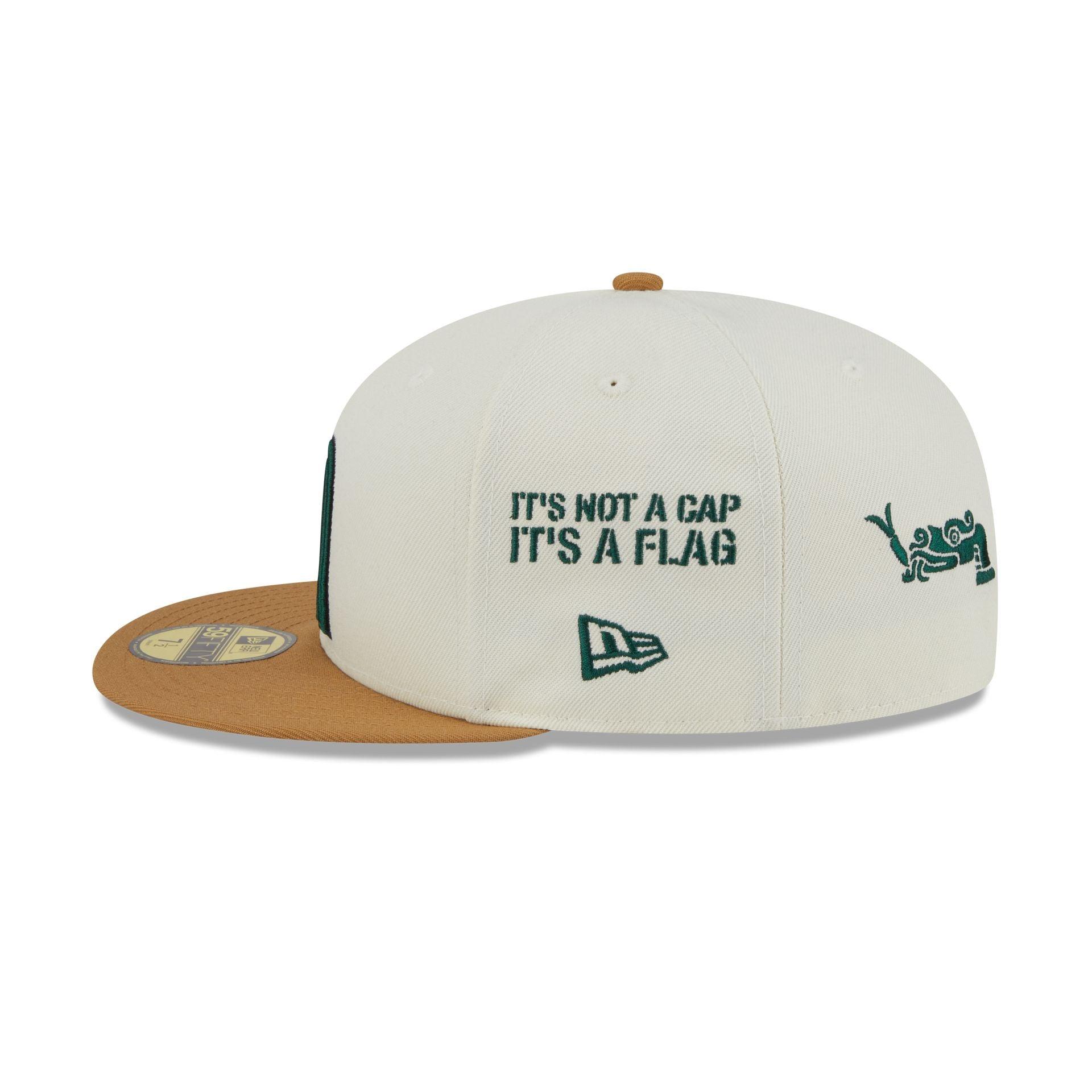 Mexico Baseball New Era Anniversary Logos White 59FIFTY Fitted Hat Male Product Image