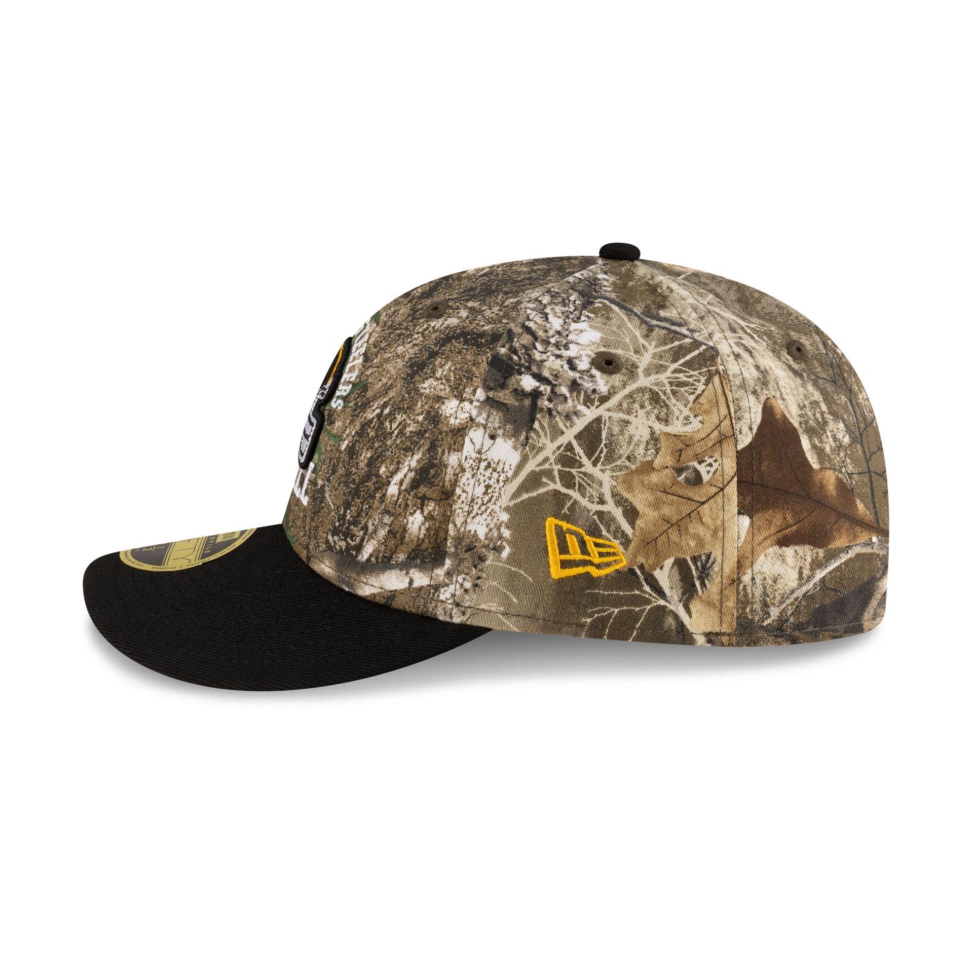 Just Caps Realtree Pittsburgh Steelers Low Profile 59FIFTY Fitted Hat Male Product Image
