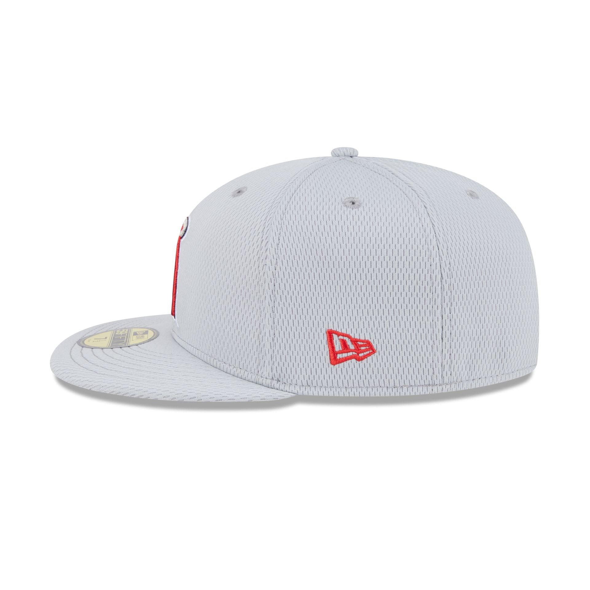 Los Angeles Angels 2025 Clubhouse Gray 59FIFTY Fitted Hat Male Product Image