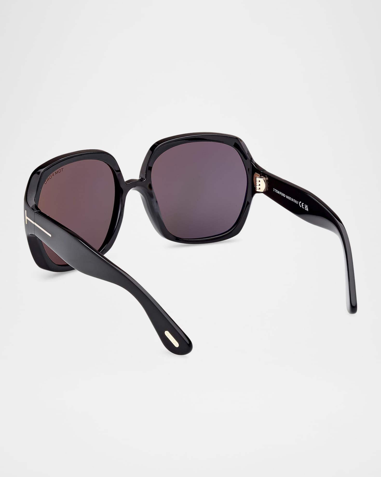 Saffron Acetate Round Sunglasses Product Image