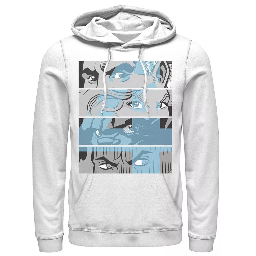 Men's Marvel Fantastic Four Group Shot Eyes Panel Hoodie,  Product Image