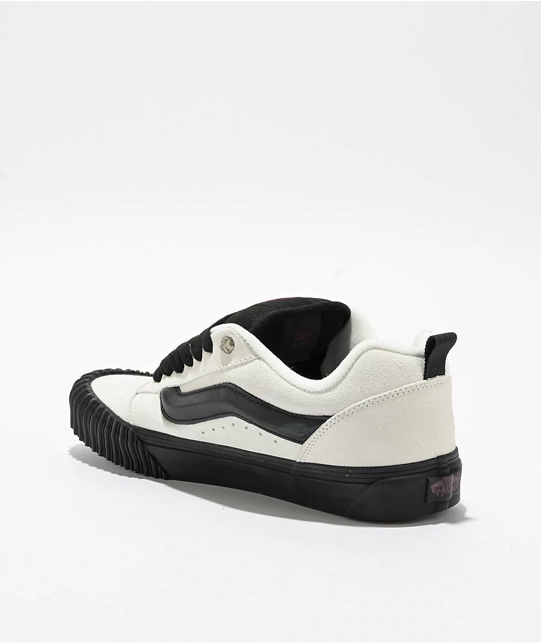 Vans Knu Skool In The Shadows White & Black Skate Shoes Product Image