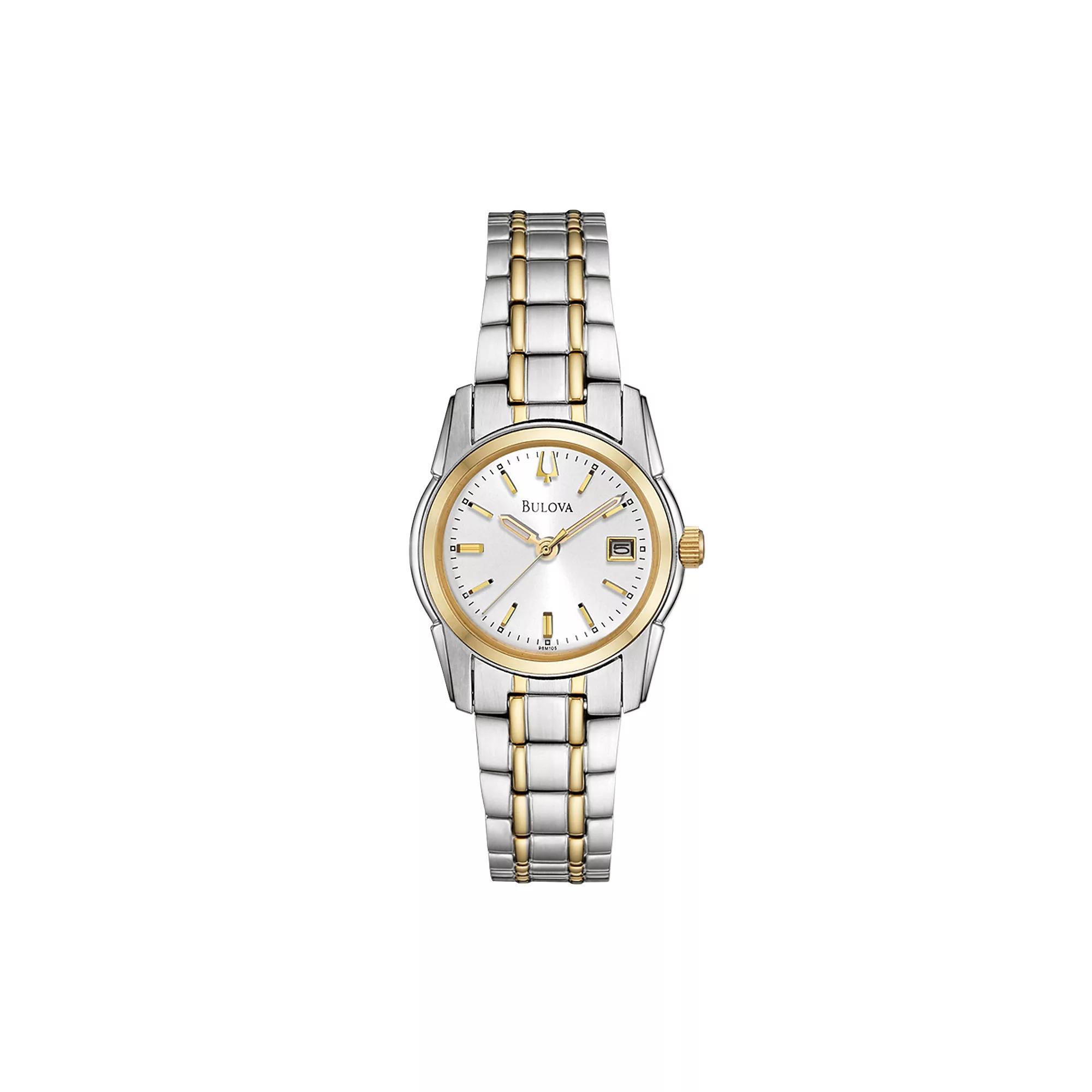 Bulova Womens Dress Two Tone Stainless Steel Watch - 98M105 Product Image