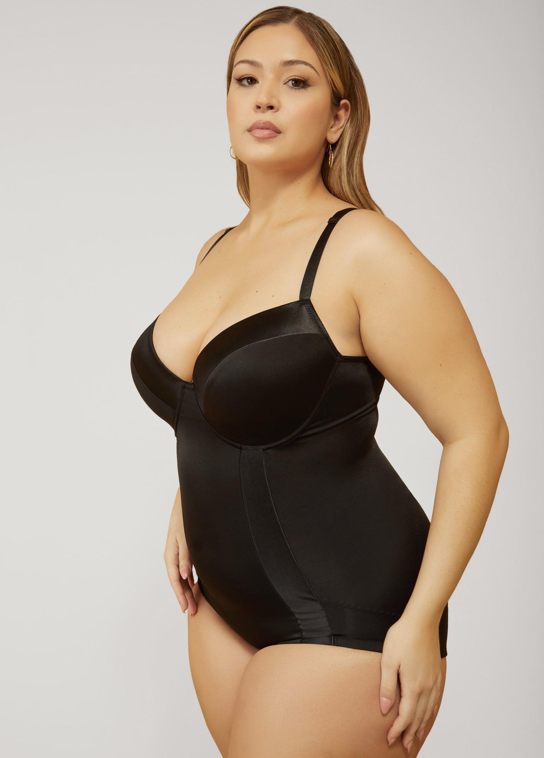 Plus Size Medium Control Shaping Bodysuit Ashley Stewart Product Image