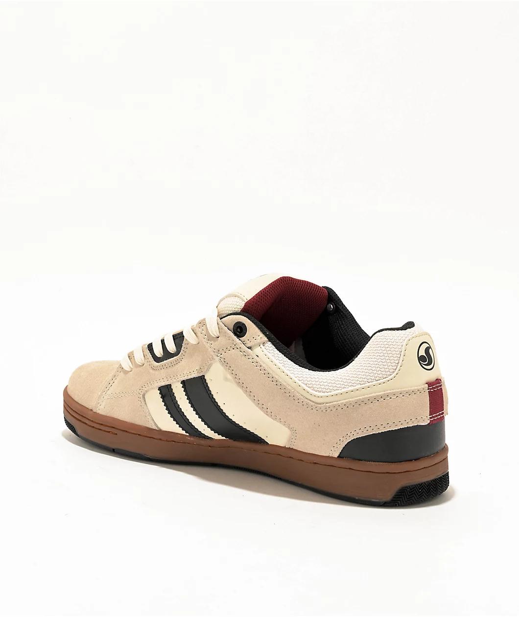 DVS Tactic Taupe & Gum Skate Shoes Product Image