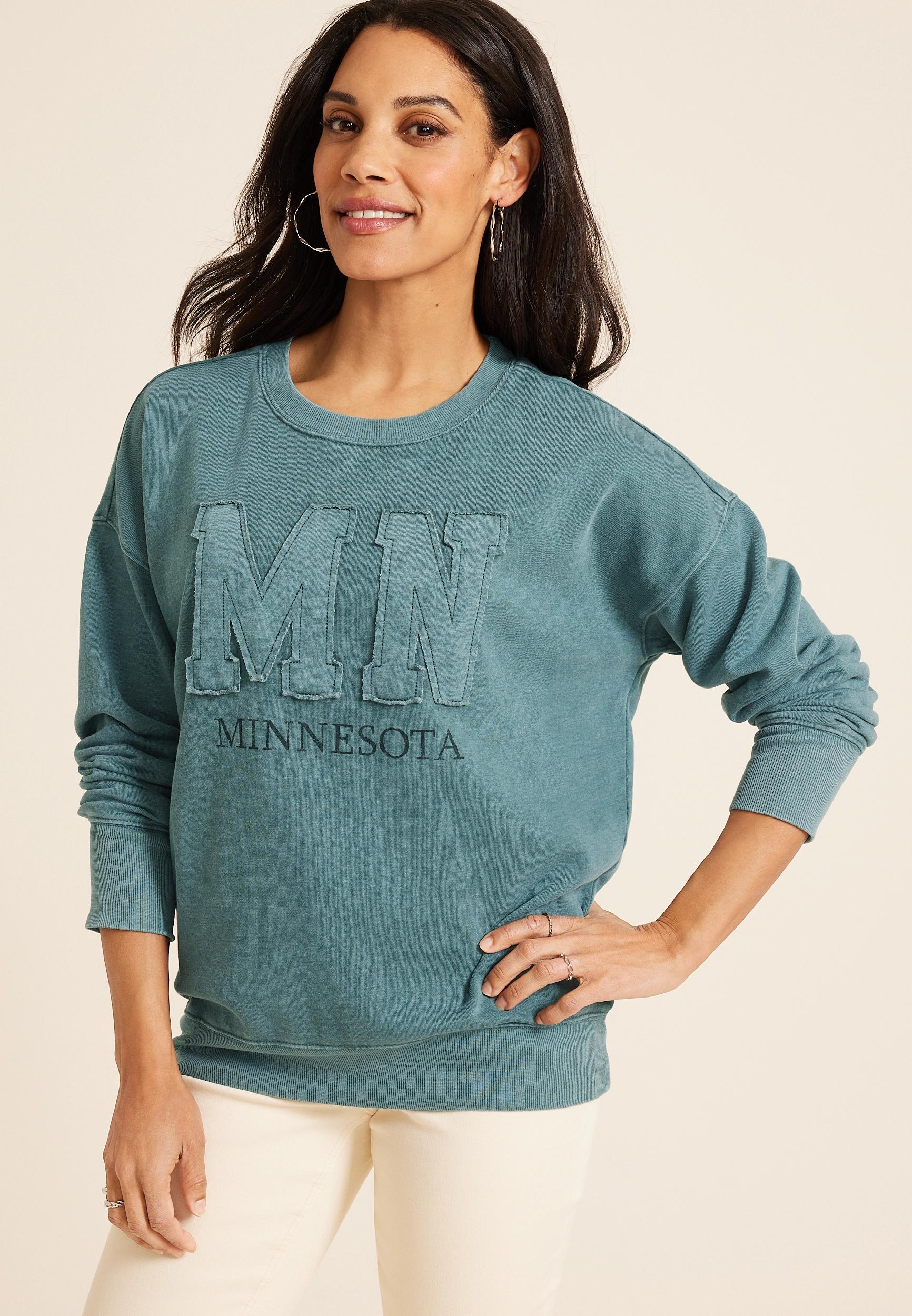 Maurices Womens State Crew Neck Sweatshirt Product Image