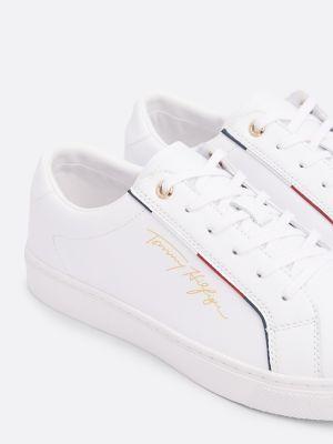 Tommy Signature Leather Sneaker Product Image