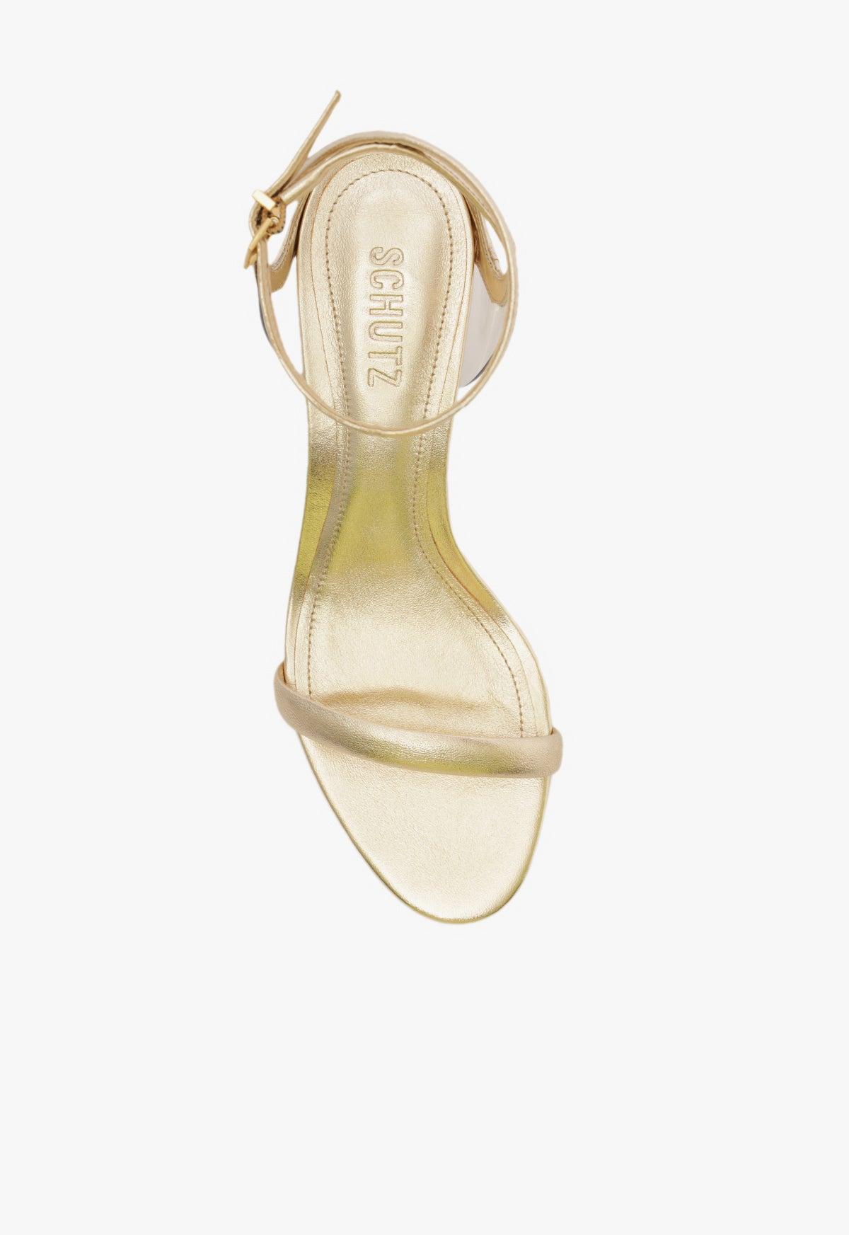 Skye Metallic Nappa & Vinyl Sandal Product Image