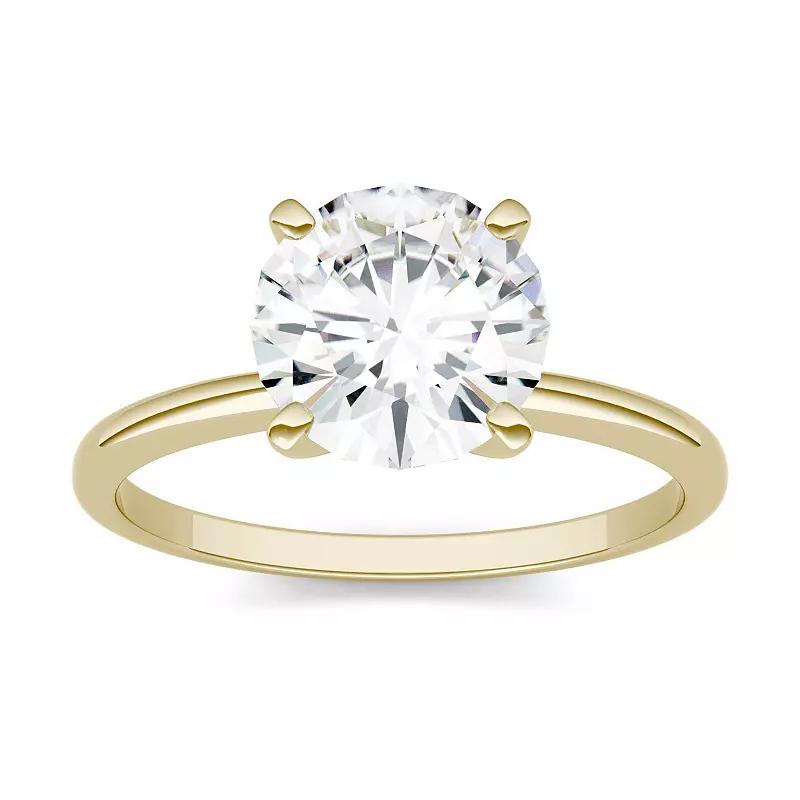 Charles & Colvard 14k White Gold 1 9/10 Carat T.W. Lab-Created Moissanite Solitaire Engagement Ring, Women's, Size: 7, 14k Whgold Product Image